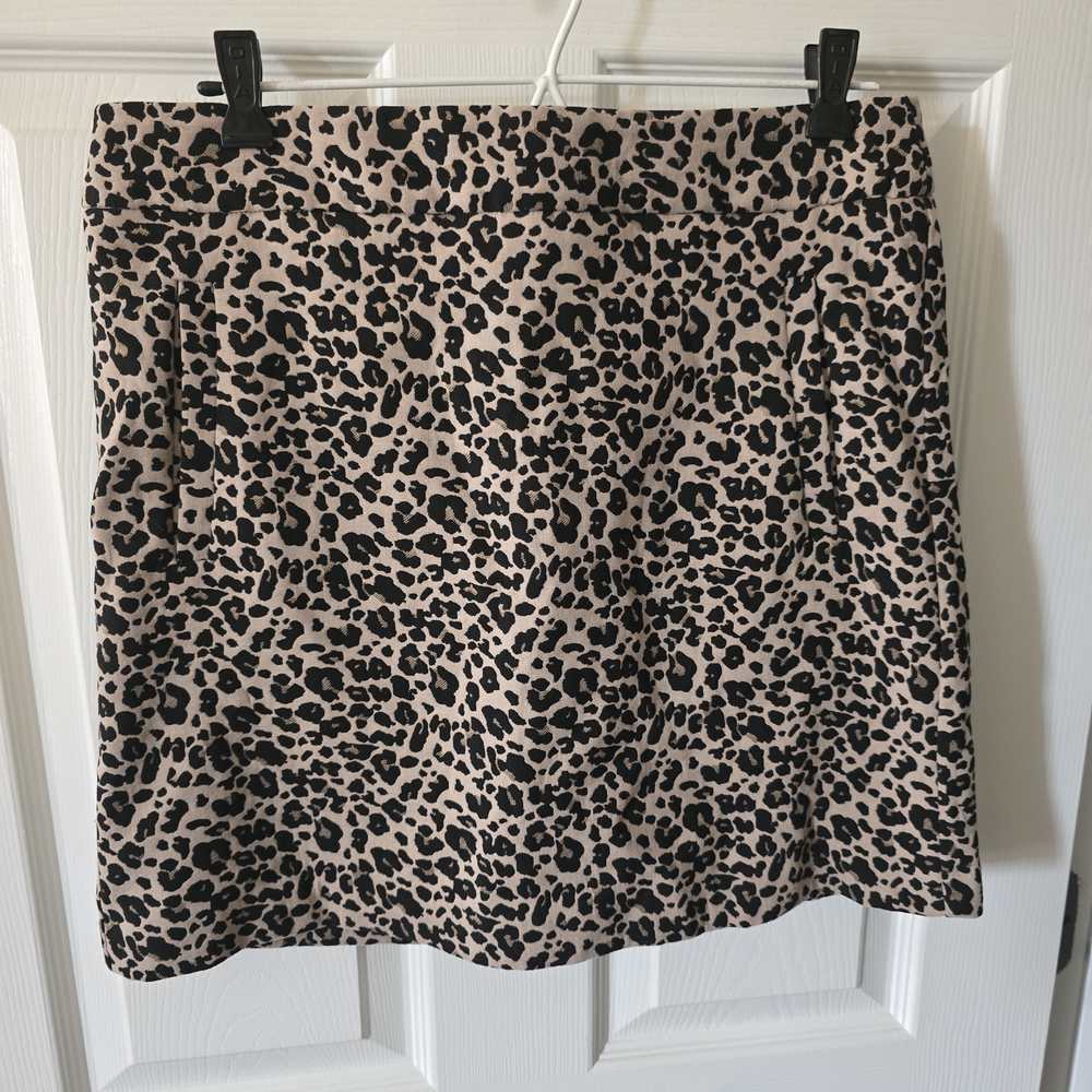 LOFT Leopard Print Women's Skirt